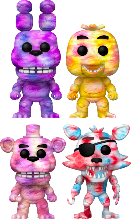 Funko Pop! Five Nights at Freddy's - Tie Dye Bundle of 4) | The Amazing Collectables