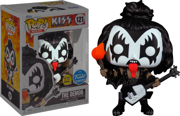 Funko Pop! Kiss Gene The Demon Glow in the Dark #121 | The Amazing Collectables