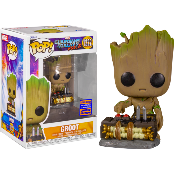 Funko Pop! Guardians of the Galaxy Vol. 2 - Groot #1222 (2023 Wondrous  Convention Exclusive)