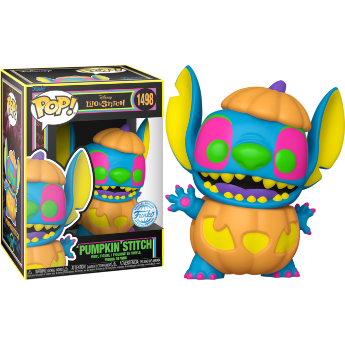 Funko Pop! Lilo & Stitch - Pumpkin Stitch Blacklight