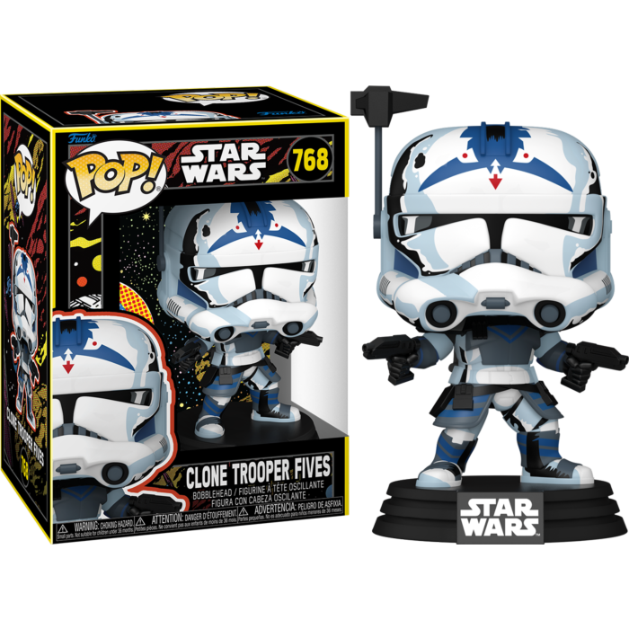 Funko Pop! Star Wars: The Clone Wars - Clone Trooper Fives (Retro)