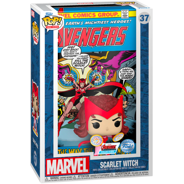 Funko Pop! Comic Covers - Marvel - Scarlet Witch The Avengers