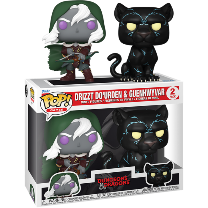 Funko Pop! Dungeons & Dragons - Drizzt Do’Urden & Guenhwyvar - 2-Pack