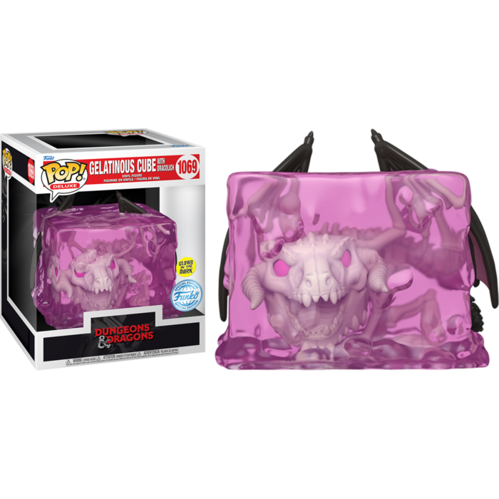 Funko Pop! Deluxe -  Dungeons & Dragons - Gelatinous Cube with Dracolich Glow in the Dark