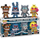 Funko Pop! Five Nights at Freddy's - The Twisted Ones Glow in the-Dark - 4-Pack - The Amazing Collectables