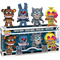 Funko Pop! Five Nights at Freddy's - The Twisted Ones Glow in the-Dark - 4-Pack - The Amazing Collectables