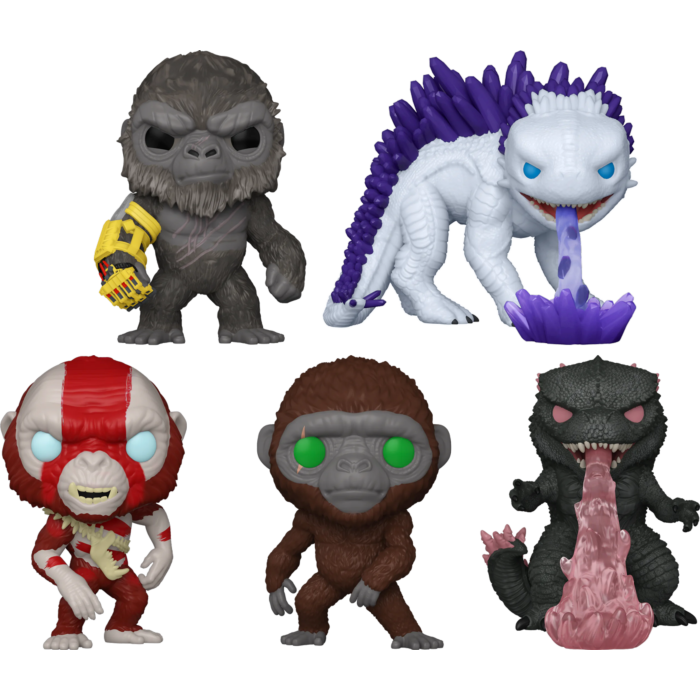 Funko Pop! Godzilla vs. Kong 2: The New Empire - Inside the Hollow Earth - Bundle (Set of 5) - The Amazing Collectables