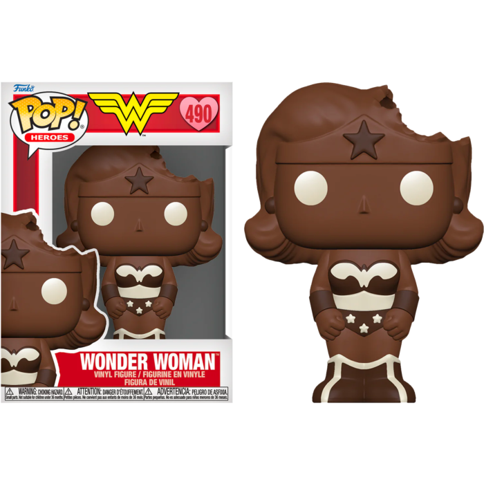 Funko Pop! DC Comics: Valentines 2024 - Wonder Woman (Chocolate)