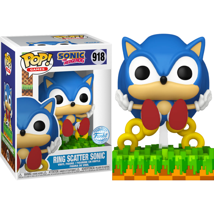 Funko Pop! Sonic the Hedgehog - Ring Scatter Sonic