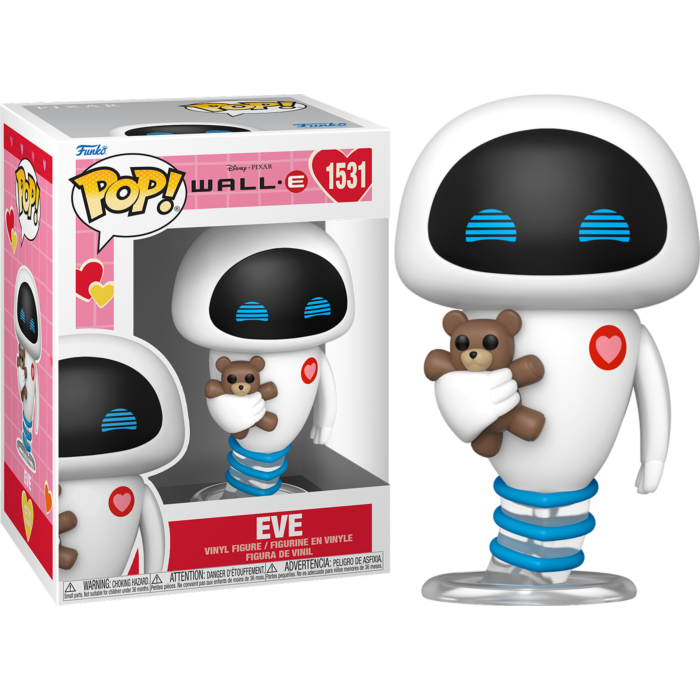 Funko Pop! WALL-E - EVE with Teddy Bear (Valentine)