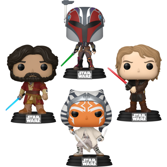 Funko Pop! Star Wars: Ahsoka - Trust in the Force - Bundle (Set of 4)