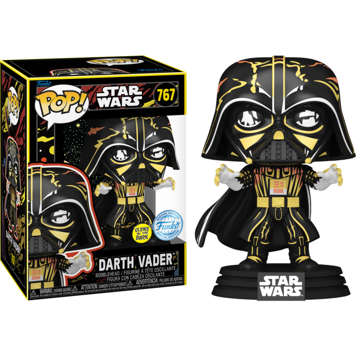 Funko Pop! Star Wars - Darth Vader (Retro) Glow in the Dark