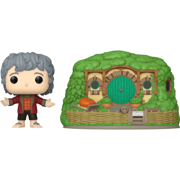 Funko Pop! Town - The Lord of the Rings - Bilbo Baggins with Bag-End