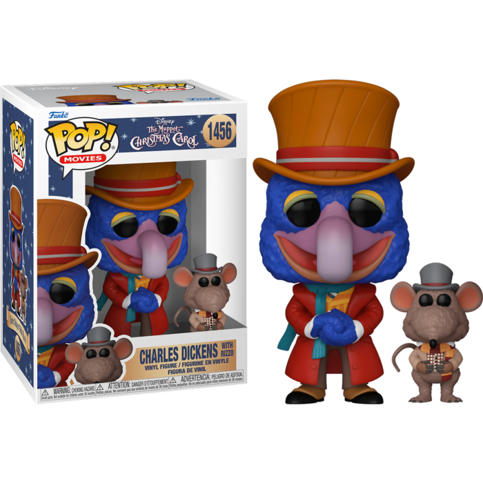 Funko Pop! The Muppet Christmas Carol (1992) - Charles Dickens with Rizzo