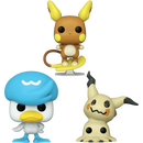 Funko Pop! Pokemon - Alolan Raichu, Mimikyu & Quaxly - Bundle (Set of 3)