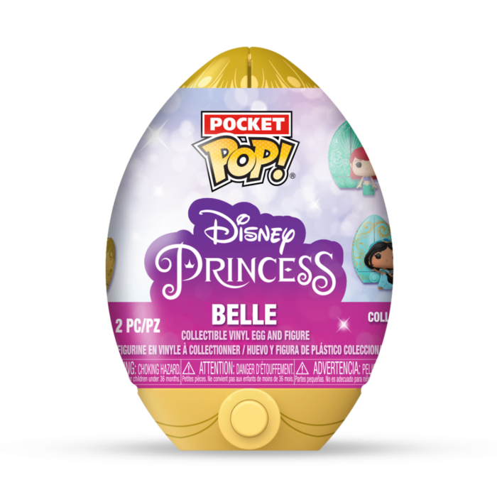 Funko Pop! Disney Princess - Pocket Pop! Vinyl Figure in Easter Egg (Display of 12 Units) - The Amazing Collectables