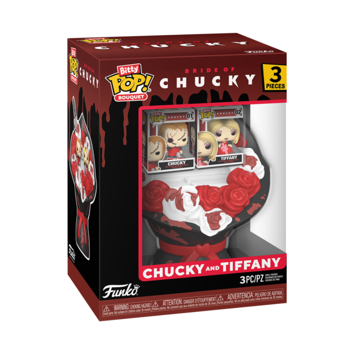 Funko Pop! Child's Play - Chucky & Tiffany Valentines Bouquet Bitty Pop! Vinyl 2-Pack