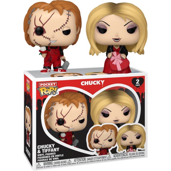 Funko Pocket Pop! Child's Play - Chucky & Tiffany (Valentine) - 2-Pack