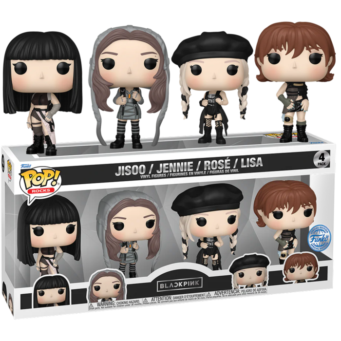 Funko Pop! BLACKPINK - Jisoo, Jennie, Rose & Lisa - 4-Pack - The Amazing Collectables