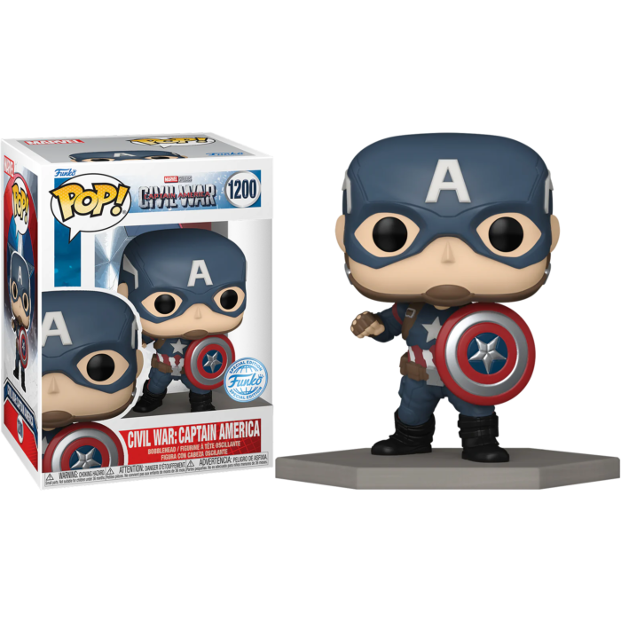 Funko Pop! Captain America: Civil War - Captain America with Shield