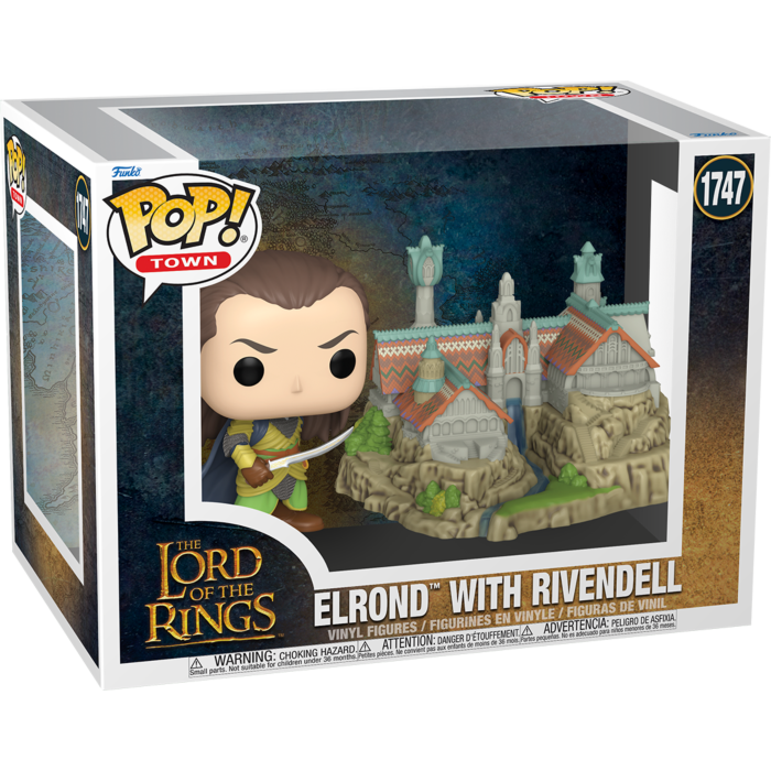 Funko Pop! Town - The Lord of the Rings - Elrond with Rivendell