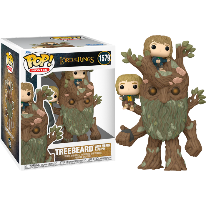 Funko Pop! The Lord of the Rings - Treebeard with Merry & Pippin 6" Super Sized