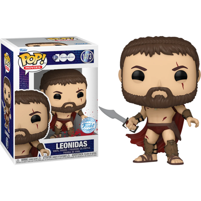 Funko Pop! 300 - Leonidas (Battle Worn) Warner Bros. 100th