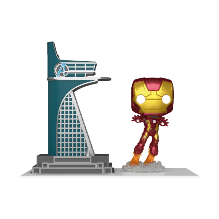 Funko Pop! Town - Avengers: Infinity Saga - Avengers Tower & Iron Man Glow in the Dark