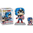 Funko Pop!  The Avengers: Beyond Earth's Mightiest - Captain America 60th with Enamel Pin