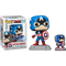 Funko Pop!  The Avengers: Beyond Earth's Mightiest - Captain America 60th with Enamel Pin #1290 - The Amazing Collectables