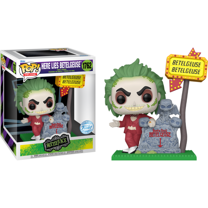 Funko Pop! Deluxe - Beetlejuice (1988) - Here Lies Betelgeuse