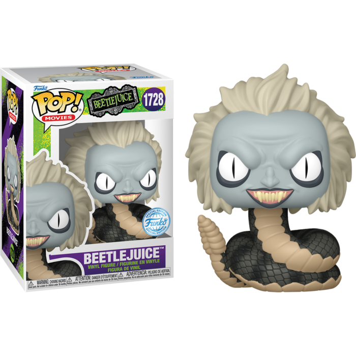 Funko Pop! Beetlejuice (1988) - Beetlejuice (Snake)