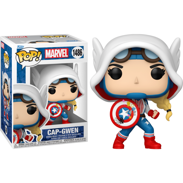 Funko Pop! Spider-Gwen: Gwenverse (2022) - Captain America Gwen