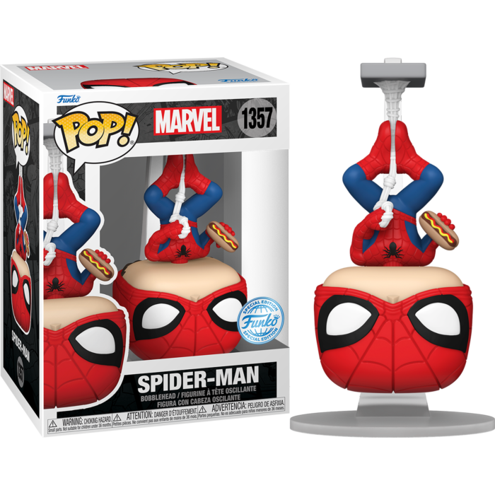 Funko Pop! Spider-Man - Upside Down Spider-Man with Hot Dog