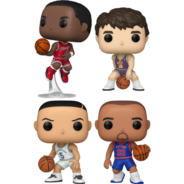 Funko Pop! NBA Basketball: Rookie Season - Slam Dunk - Bundle (Set of 4)