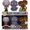 Funko Pop! Dungeons & Dragons - Vecna, Mind Flayer & Demogorgon - Figure 3-Pack - The Amazing Collectables