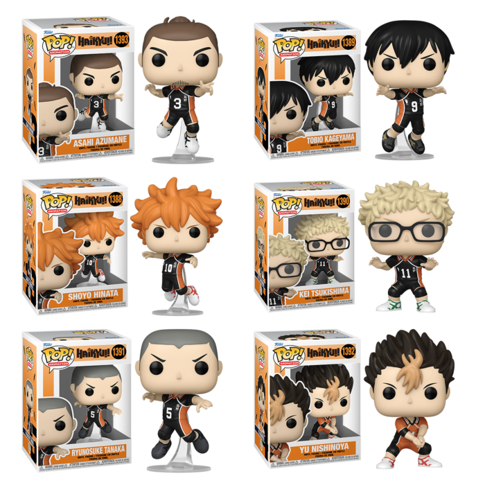 Funko Pop! Haikyu!! - Karasuno Volleyball Club - Bundle (Set of 6) - The Amazing Collectables