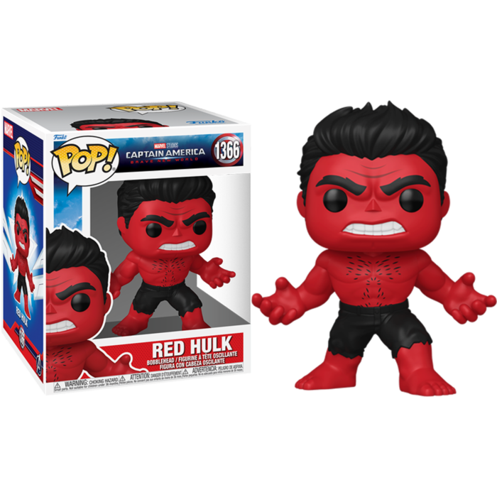 Funko Pop! Captain America: Brave New World - Red Hulk Super Sized 6"