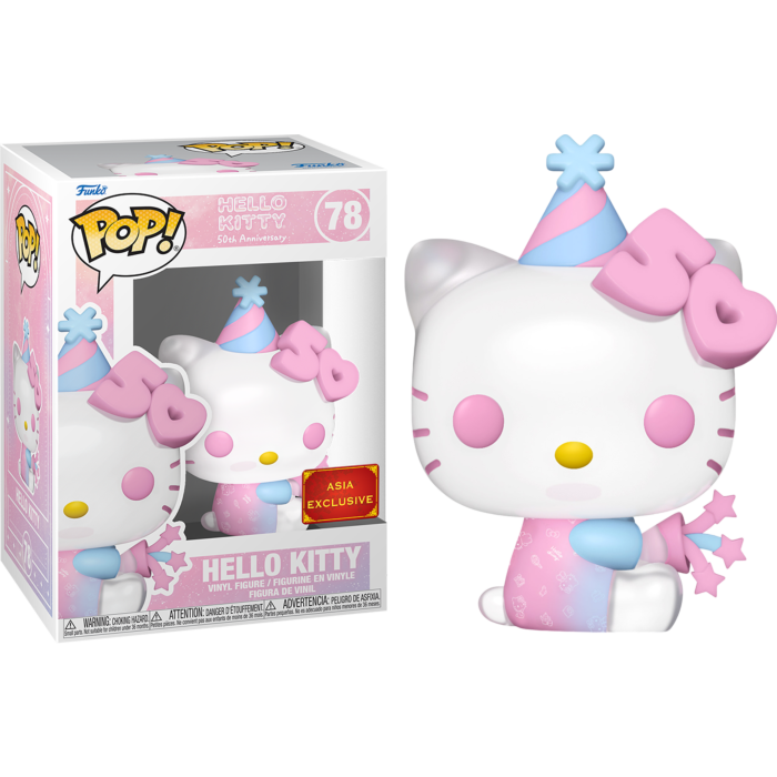 Funko Pop! Hello Kitty: 50th Anniversary - Hello Kitty (with Party Popper)