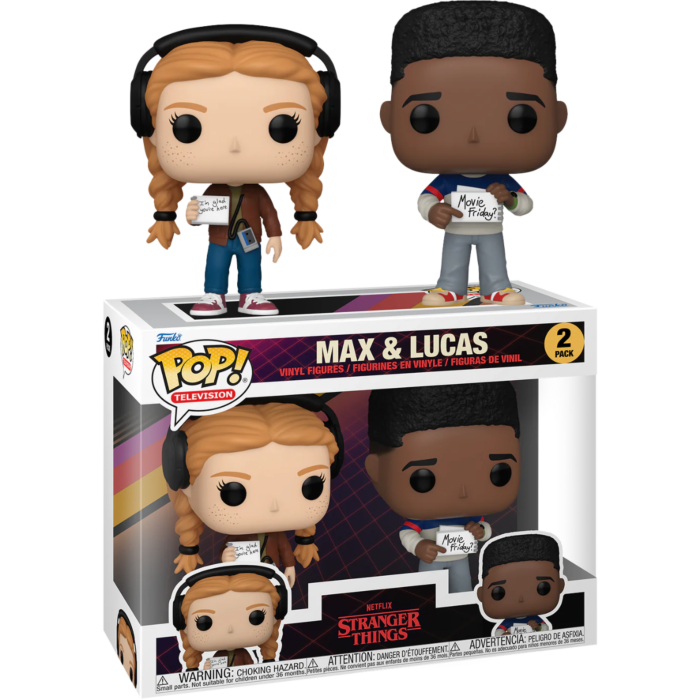 Funko Pop! Stranger Things: Season 4 - Max & Lucas - 2-Pack - The Amazing Collectables