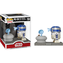 Funko Pop! Deluxe - Star Wars - R2-D2 & Princess Leia Hologram