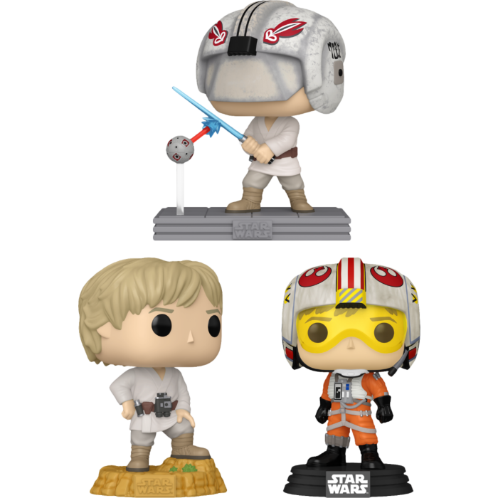 Funko Pop! Star Wars - Episode IV Luke Skywalker - Bundle (Set of 3)