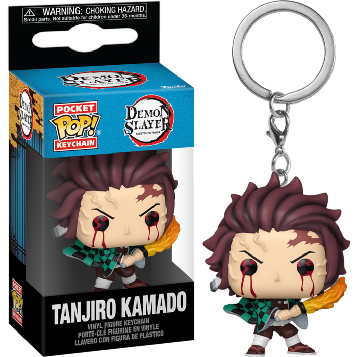 Funko Pocket Pop! Keychain - Demon Slayer - Tanjiro Kamado (Sun Breathing)