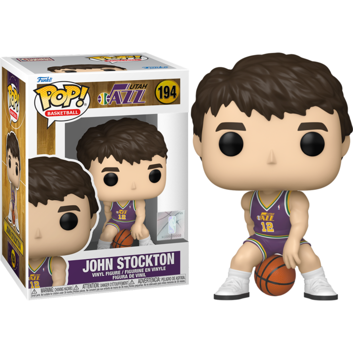 Funko Pop! NBA Basketball: Rookie Season - John Stockton Utah Jazz