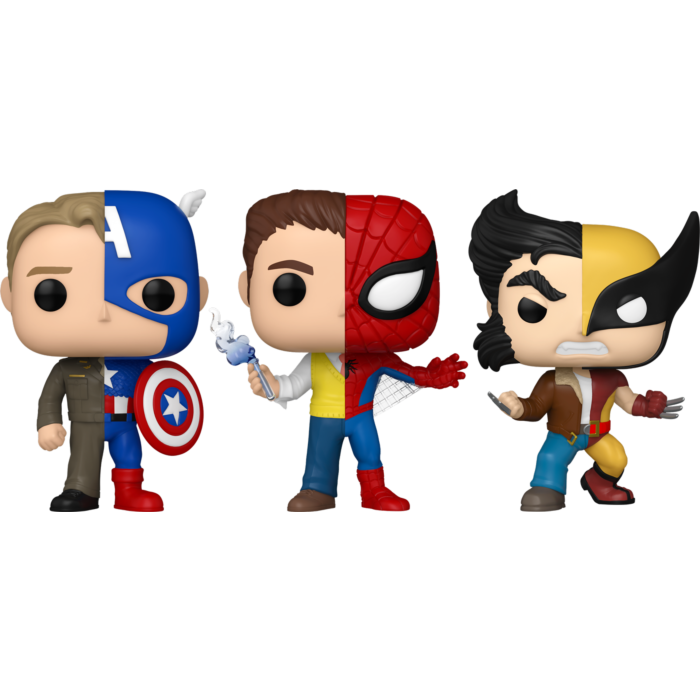 Funko Pop! Marvel: Split - Alter Ego - Bundle (Set of 3)