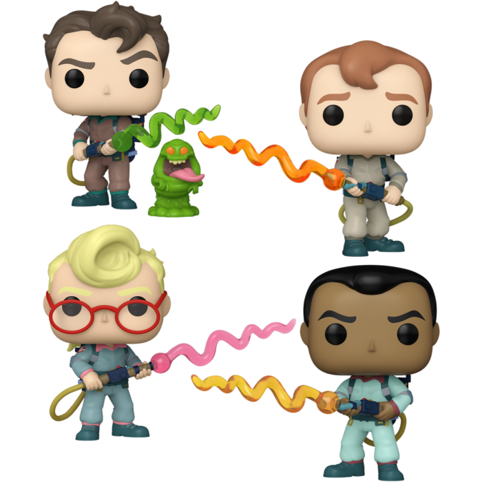 Funko Pop! The Real Ghostbusters (1986) - You've Been Slimed - Bundle (Set of 4)