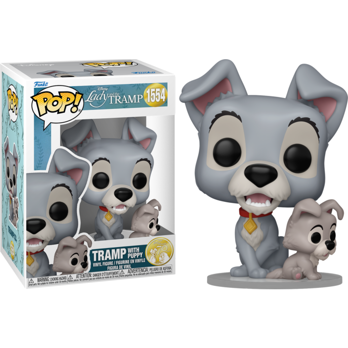 Funko Pop! Lady and the Tramp (1955) - Tramp with Puppy 70th Anniversary