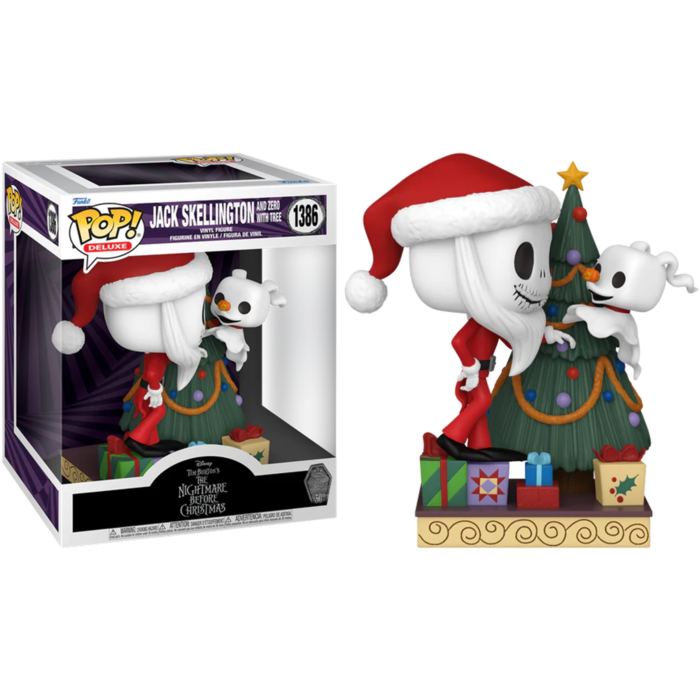 Funko Pop! The Nightmare Before Christmas 30th Anniversary - Jack & Zero with Tree Deluxe