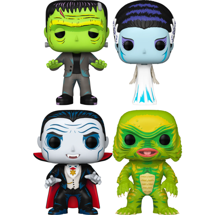 Funko Pop! Universal Monsters - The Legacy Collection (Deco) - Bundle (Set of 4) - The Amazing Collectables