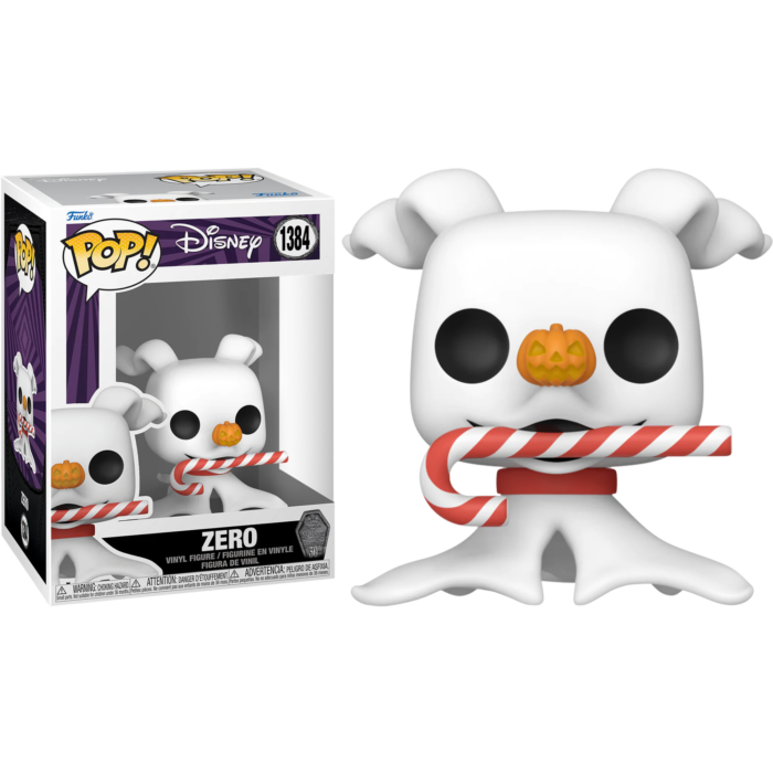 Funko Pop! The Nightmare Before Christmas 30th Anniversary - Zero with Candy Cane